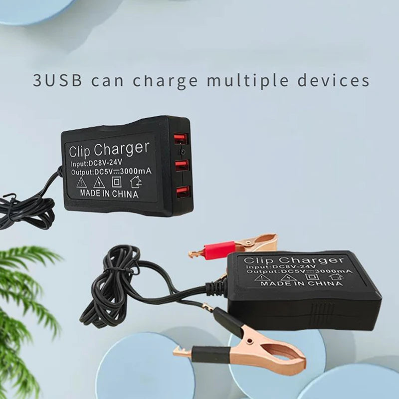 DC to USB Converter – 3-Port 5V Buck Charging Module DC Buck Converter SPOT