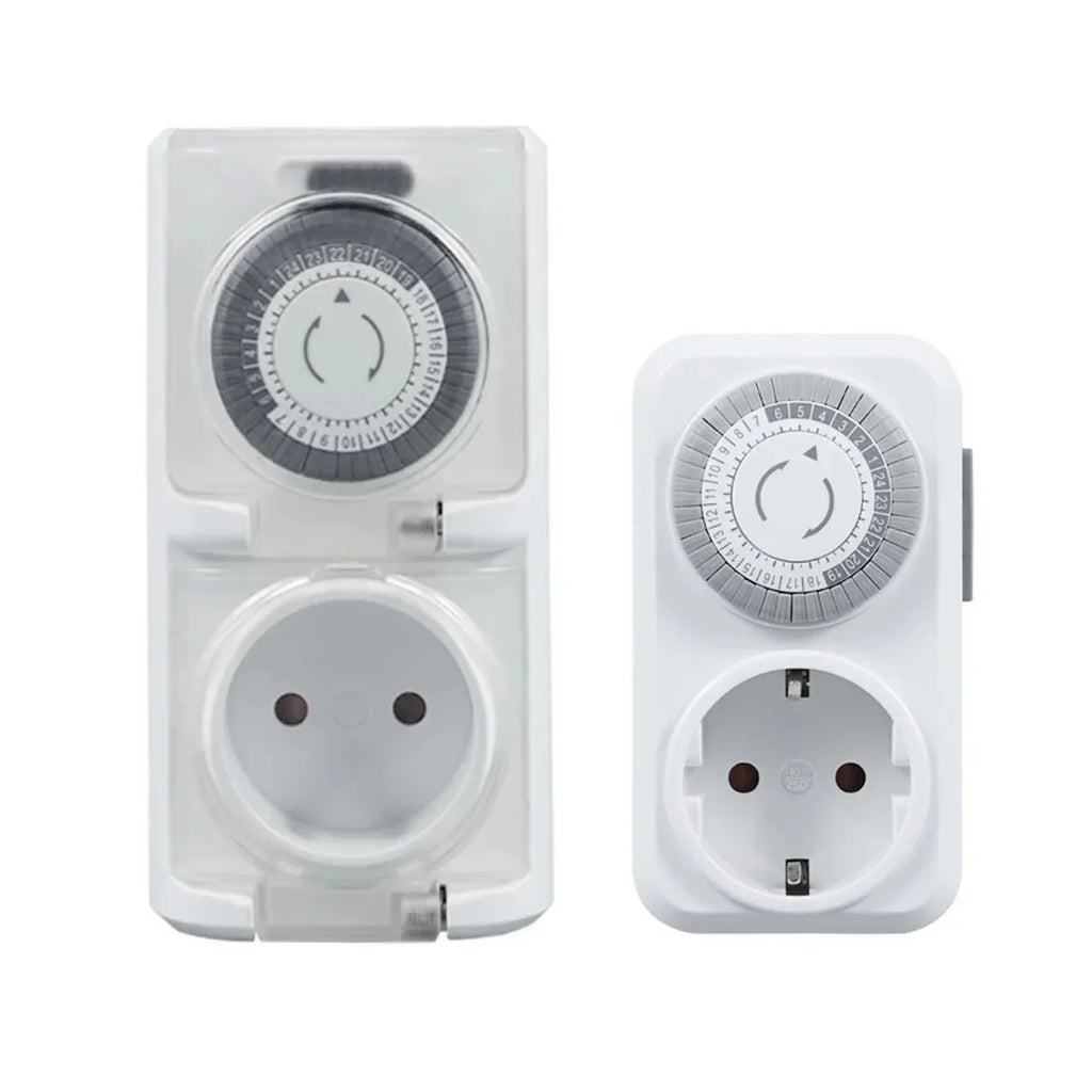 24H Mechanical Timer Switch Socket – 16A EU/DE Plug Mechanical Timer Socket SPOT