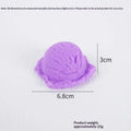 Fake Ice Cream Ball Ornament – Resin Party Decor Photo Prop Decorative Ornament SPOT Purple