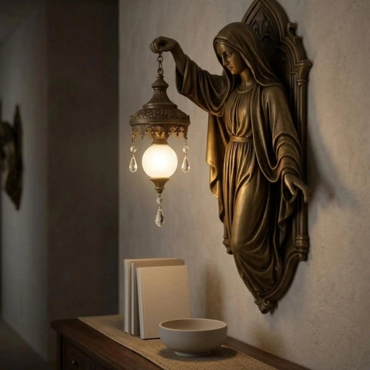 Vintage Resin Scrollwork Lantern Wall Sconce | Home Décor Decorative Wall Sconce SPOT