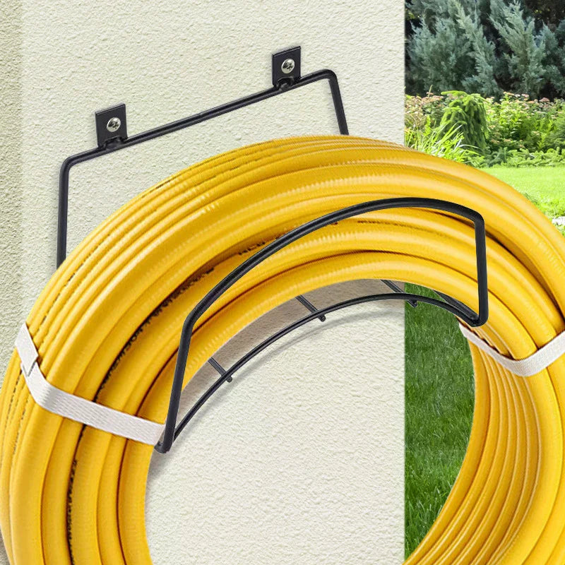 Wall-Mounted Garden Hose & Water Pipe Rack – Carbon Steel Garden Hose Rack SPOT