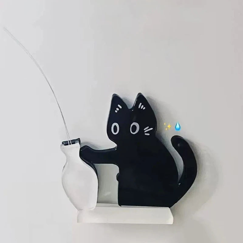 Magnetic Acrylic Cat Keepsake Box – Cute Cartoon Fridge Magnet Decorative Fridge Magnet SPOT