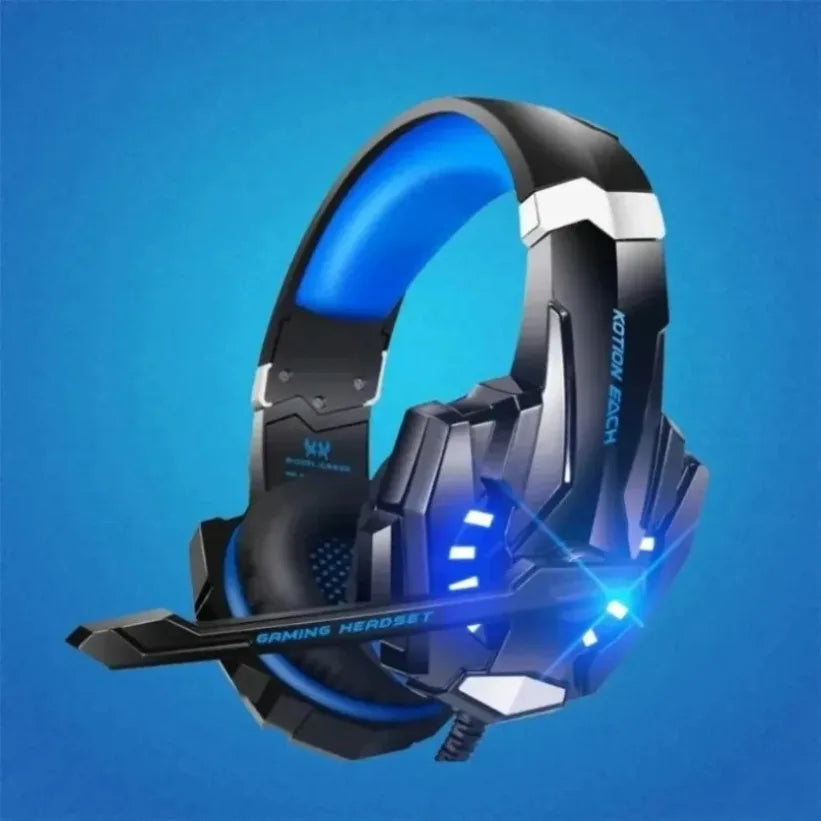 VIKEFON Mecha RGB Gaming Headset – LED, Mic, 3D Surround RGB Gaming Headset SPOT