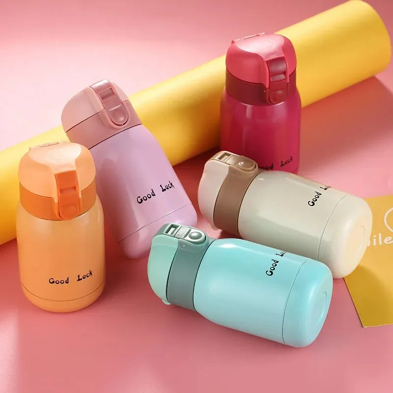 Cute Mini Thermos 200ml 350ml Kids Cartoon Stainless Flask Vacuum Flask Thermos SPOT