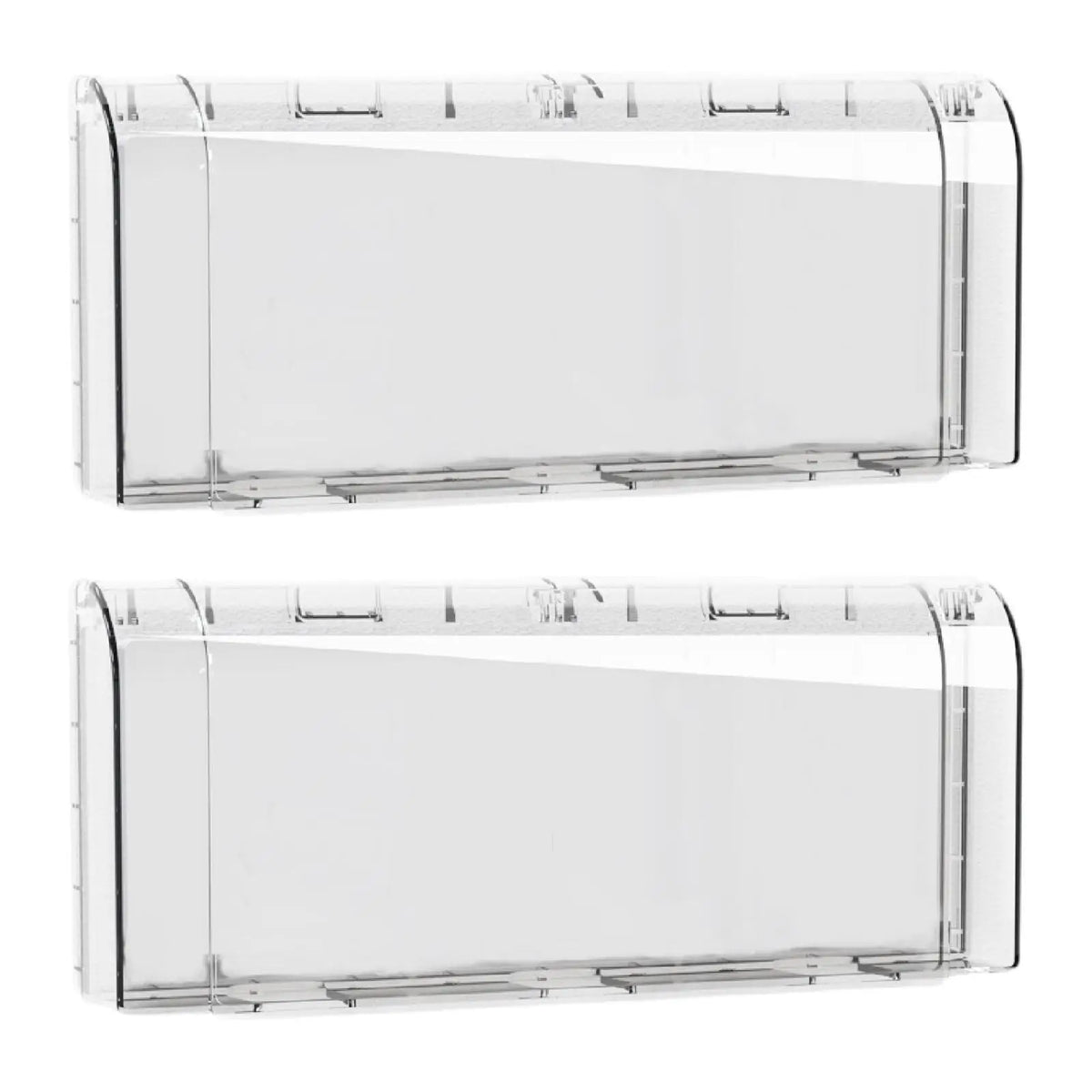 2-Pack Waterproof Wall Socket Cover – Dustproof Outlet Protector Outlet Cover Box SPOT Clear