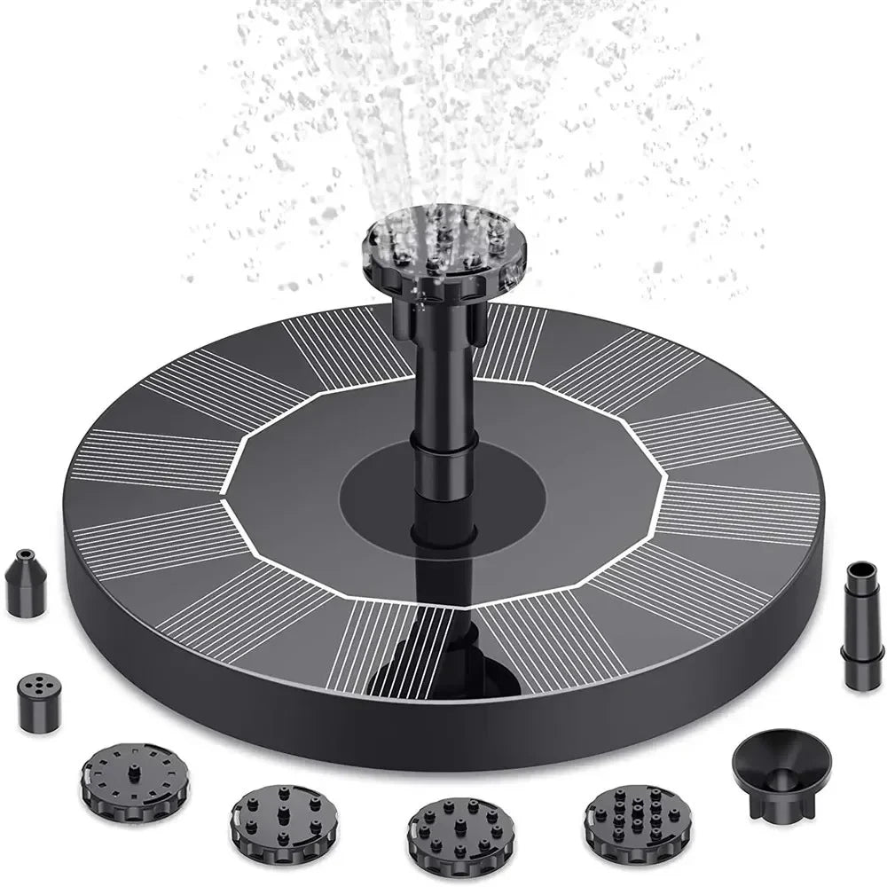 Solar Powered Water Fountain – Garden, Pond & Bird Bath Solar Garden Fountain SPOT 16CM
