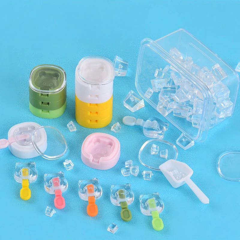 Miniature Bear Ice Pop Mold Set – 1:12 Dollhouse Accessories Doll Accessories SPOT