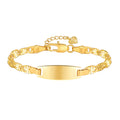 Personalized Baby Name Bracelet – Engraved Stainless Steel ID Kids ID Bracelet SPOT PBR-127G