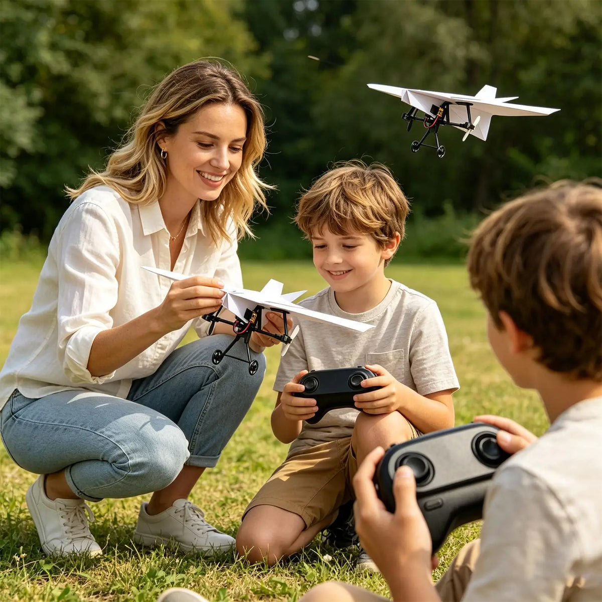 DIY RC Paper Airplane Kit with Gyro Stabilizer | Remote Control RC Airplane Kit SPOT