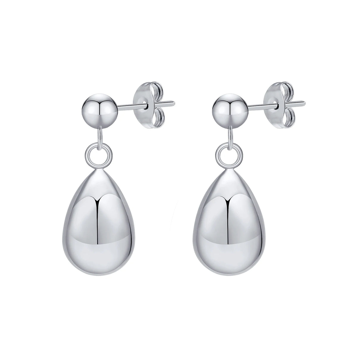 Waterdrop Dangle Earrings – 14K Gold Plated Stainless Steel Dangle Earrings SPOT ED-664S