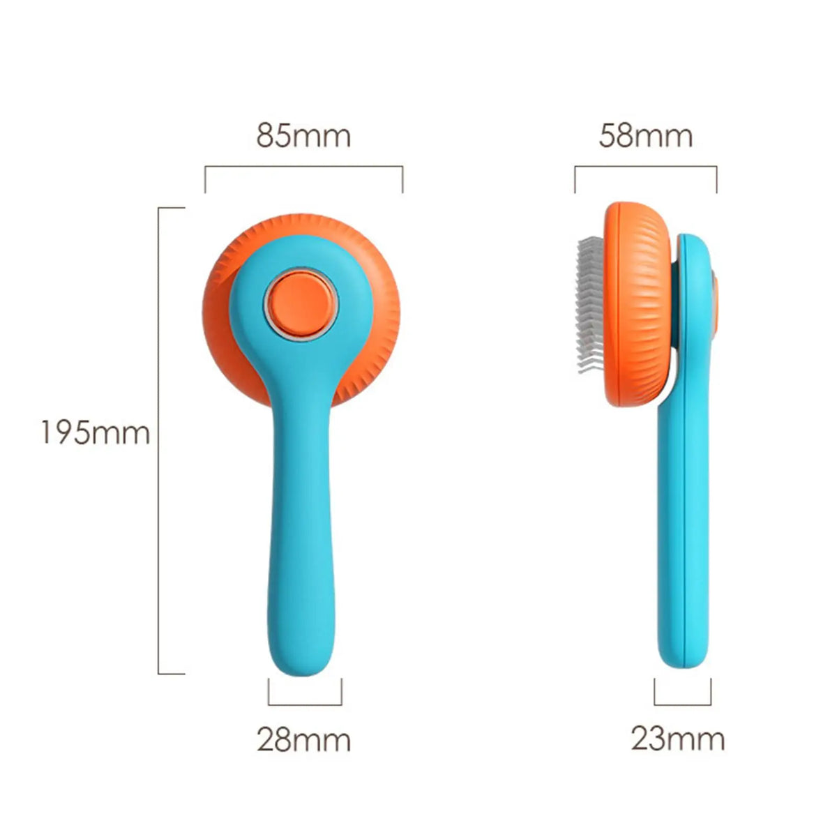 Pet Slicker Brush – Undercoat Grooming Comb for Cats & Dogs Pet Grooming Brush SPOT
