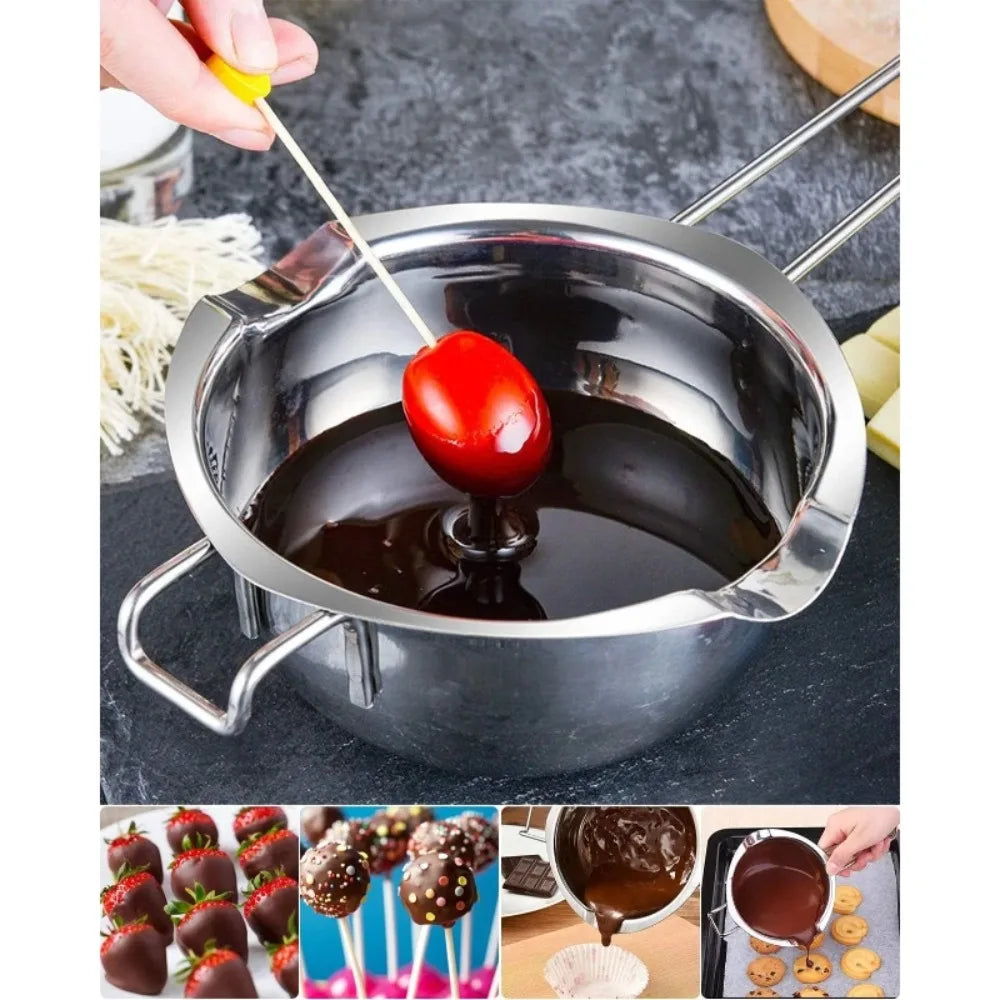Stainless Steel Double Boiler Melting Pot 480ML & 680ML Double Boiler Pot SPOT