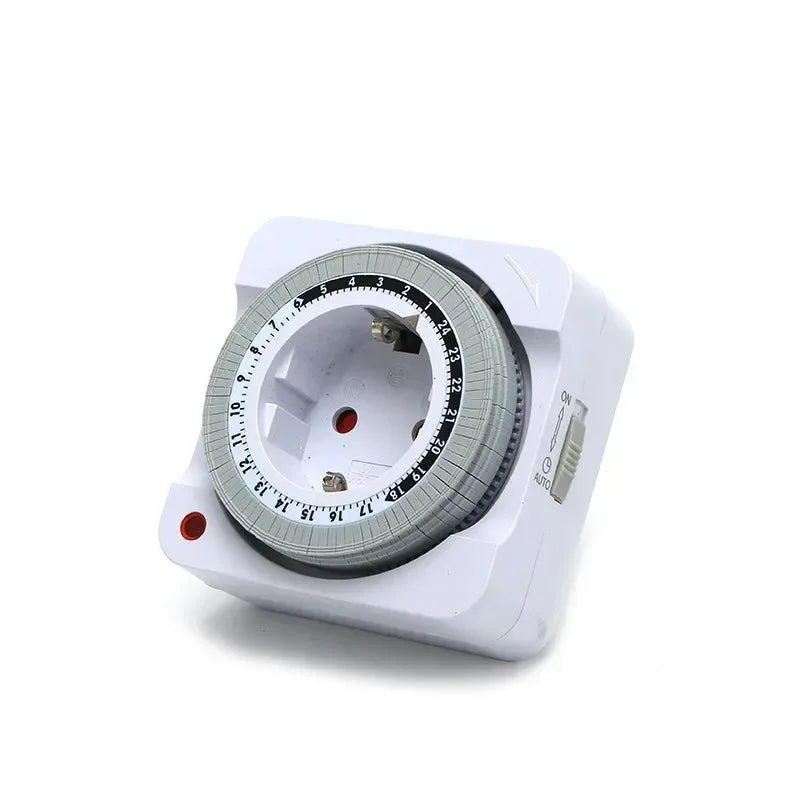 Mechanical Countdown Timer Switch EU Plug – 24H Auto Cycle Timer Switch SPOT