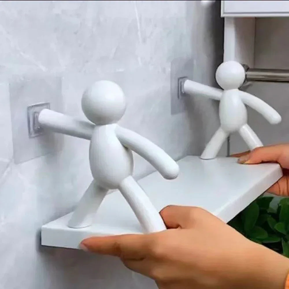 Self-Adhesive Wall Shelf – No-Drill Bathroom Storage Rack Bathroom Wall Shelf SPOT