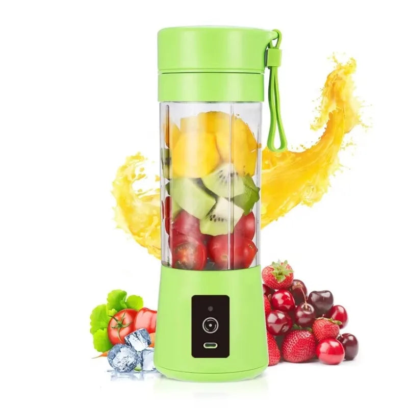 380ML Portable USB Juicer Blender Cup – 6-Blade Rechargeable Portable Juicer Blender SPOT