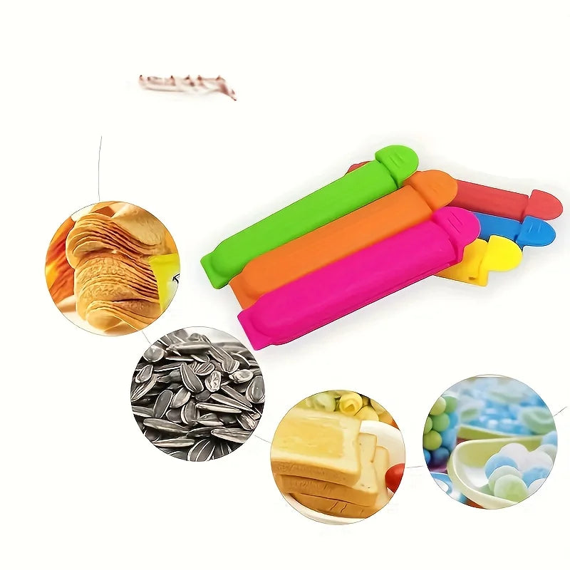 12-Pack Food Bag Clips – Airtight Plastic Seal Clamps Food Bag Clips SPOT