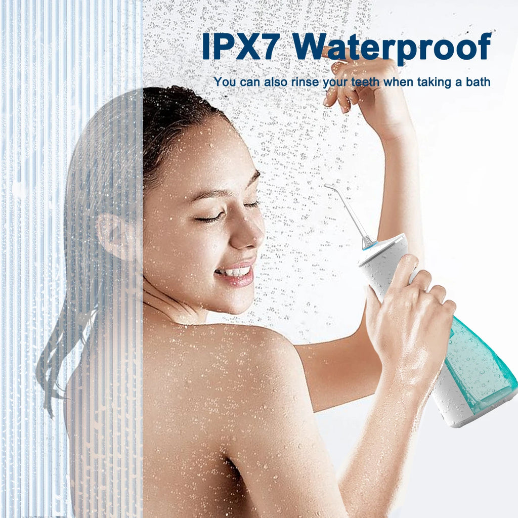 Cordless Water Flosser LCD Screen 5 Modes IPX7 – DUTRIEUX Oral Water Flosser SPOT