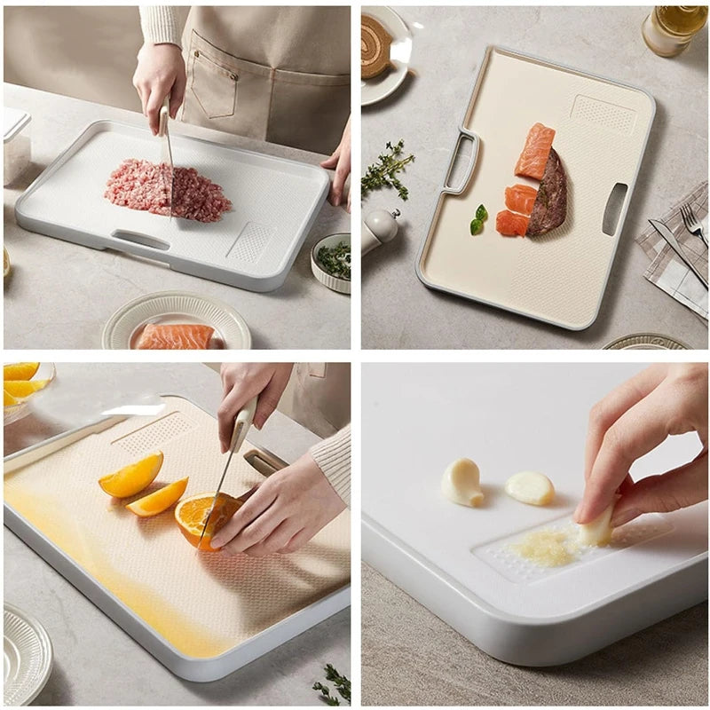 Double-Sided Antibacterial Cutting Board – Anti-Mold Chopping Block Kitchen Cutting Board SPOT