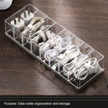 8-Grid Cable & Desk Organizer Box with Dustproof Cover Desktop Storage Organizer SPOT 8 grid storage box