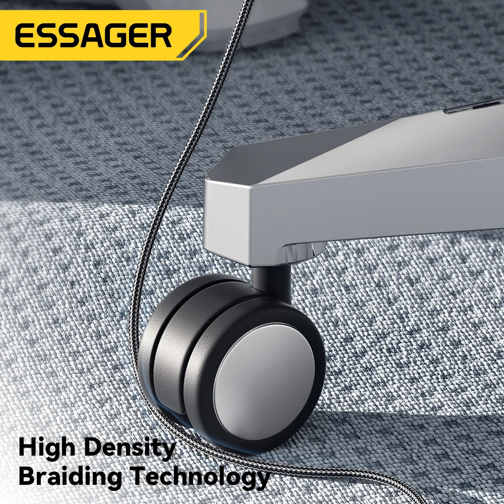 Essager 100W USB-C to USB-C Fast Charging Braided Cable USB-C Charging Cable SPOT