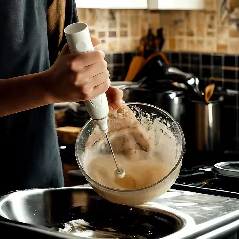USB Rechargeable Electric Milk Frother Wand – Coffee Foam Maker Milk Frother Wand SPOT