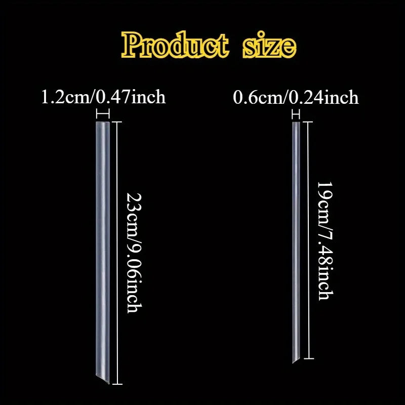 100-Pack Clear Disposable Straws – Drinks, Party & Smoothies Disposable Drinking Straws SPOT