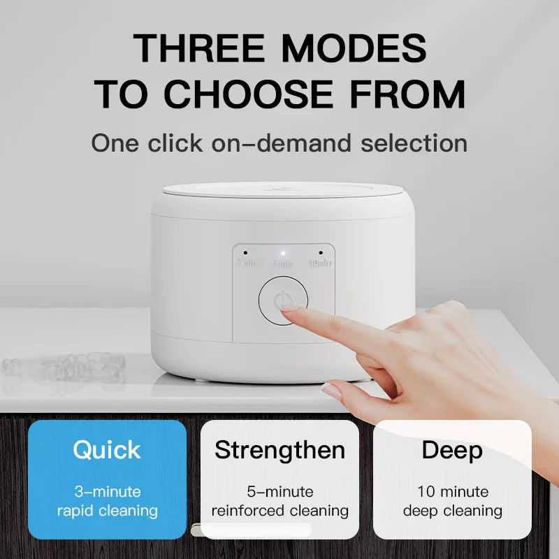 USB Rechargeable Ultrasonic Cleaner – Dentures & Aligners Ultrasonic Dental Cleaner SPOT