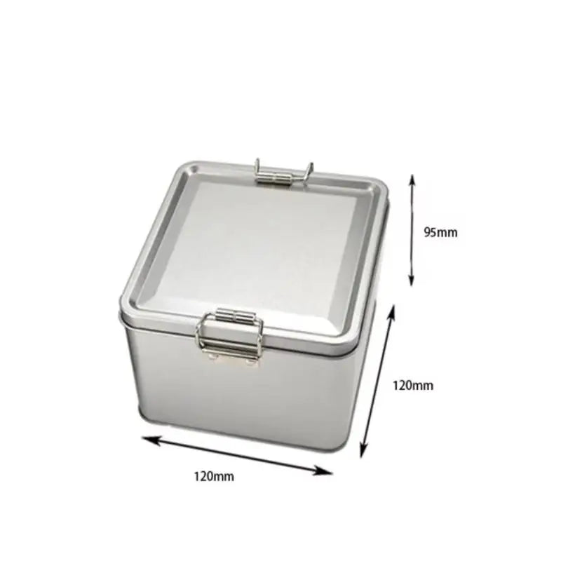 Vintage Tinplate Storage Box with Lid – Chinese New Year Gift Tin Tinplate Storage Tin SPOT D