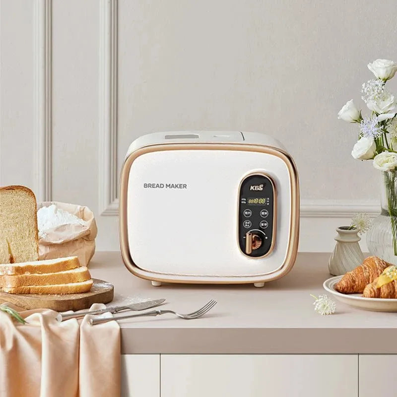 Mini Automatic Bread Maker – Timer, Keep-Warm & Noodle Dough Automatic Bread Maker SPOT