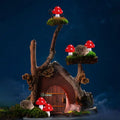 8-Pc Mini Hedgehog Mushroom Fairy Garden Ornament Set Fairy Garden Ornament SPOT A Set