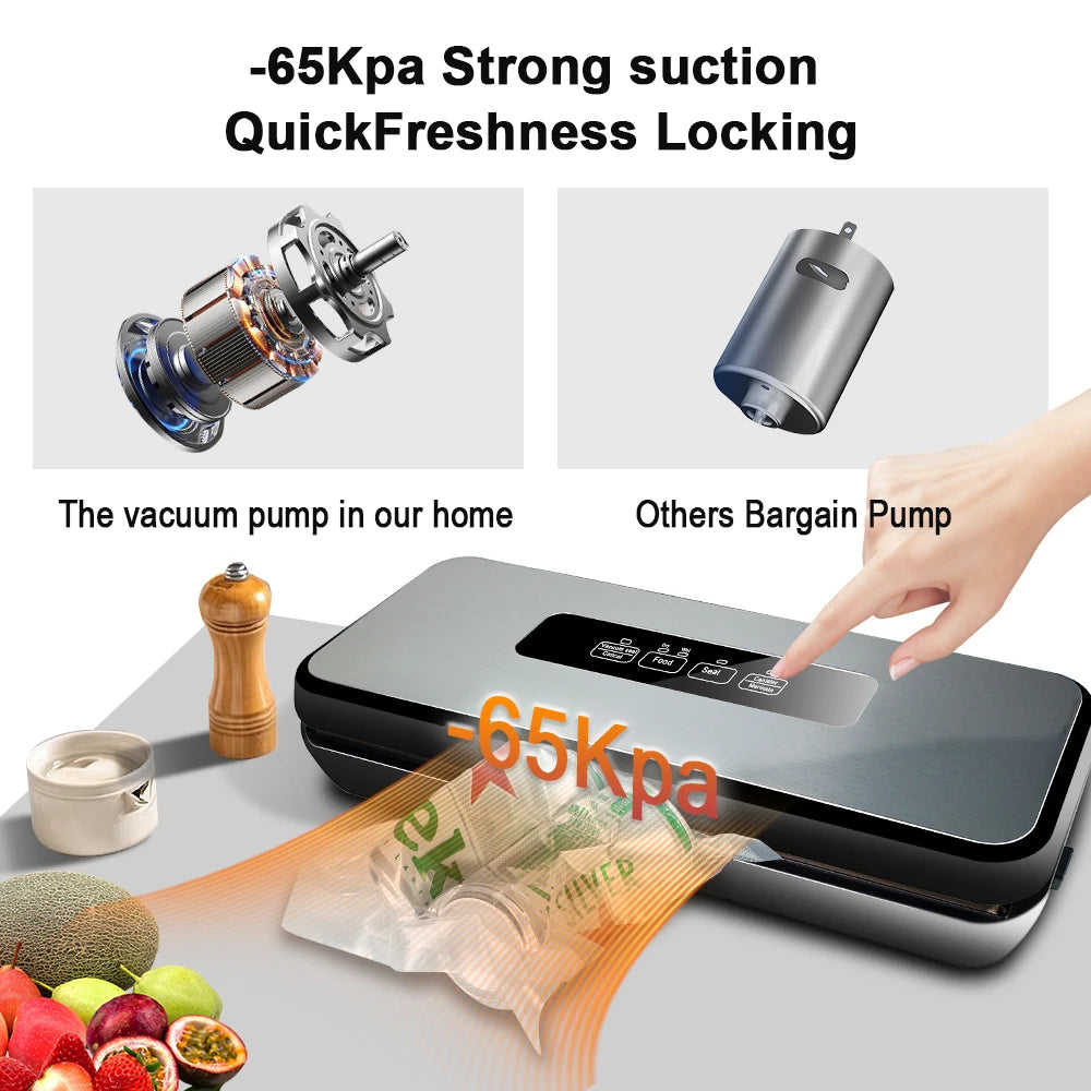 DUTRIEUX Vacuum Food Sealer Machine 85W – Automatic & Sous Vide Vacuum Food Sealer SPOT