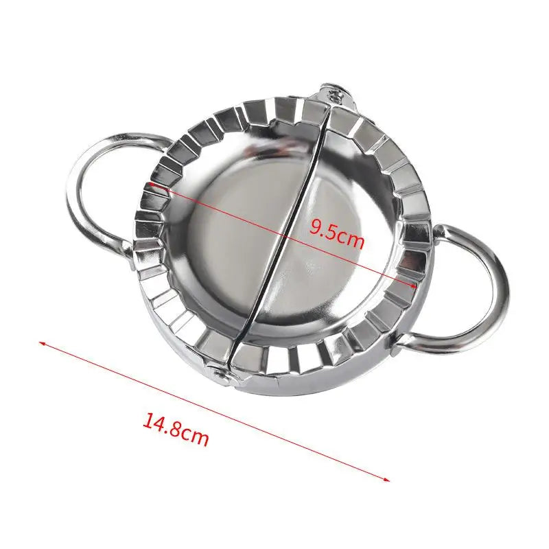 Wheat Straw Dumpling Maker Mold – Manual Wrapping Tool Dumpling Mold SPOT silver L