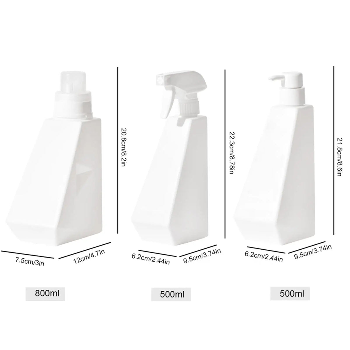 Refillable Travel Dispenser Bottle – Leak-Proof Pump Container Dispenser Bottle SPOT