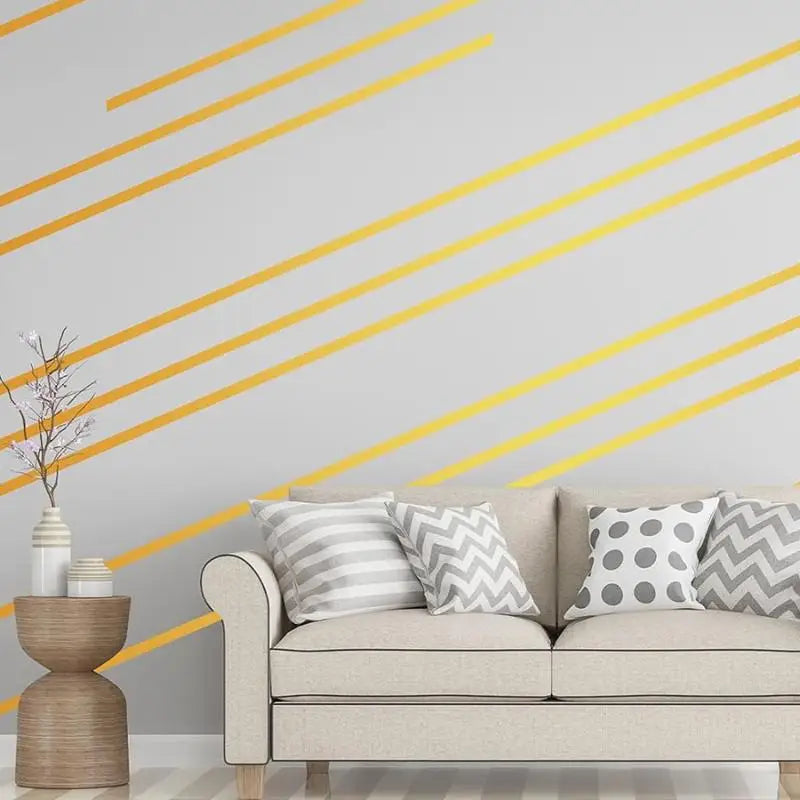 Gold Self-Adhesive Waterproof Tile Gap Sealing Strip 50M PET Decorative Sealing Tape SPOT