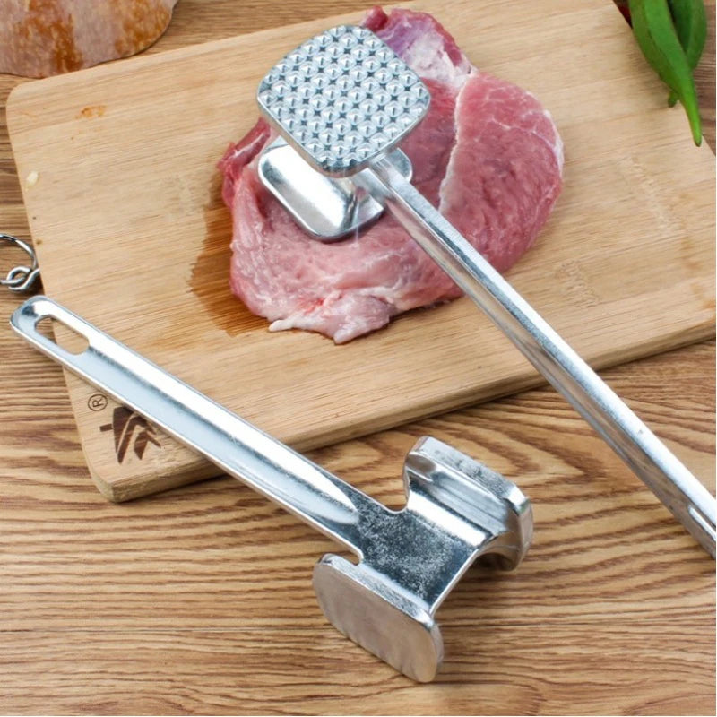 Double-Sided Aluminum Meat Tenderizer Hammer | 19cm Mallet Meat Tenderizer Mallet SPOT