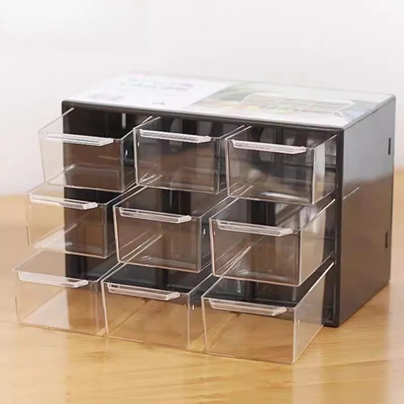 Multi-Grid Desktop Drawer Organizer – Dustproof Storage Box Desktop Storage Organizer SPOT