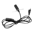 1.8m Salt Lamp Cord E14 Socket, On/Off Switch & EU Plug Lamp Cord Socket SPOT 1PC