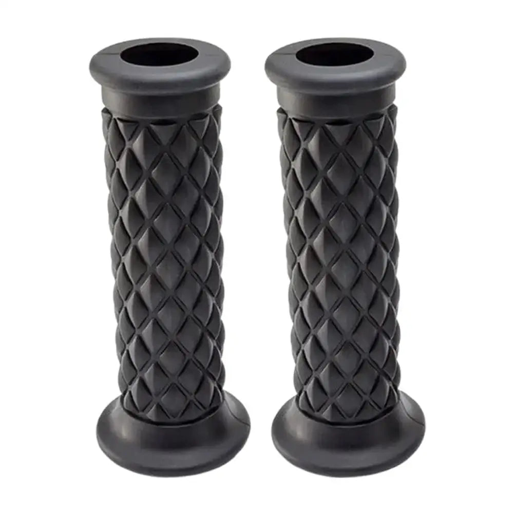 Vintage Rubber Motorcycle Grips – Universal 7/8" 22mm Handlebar Motorcycle Hand Grips SPOT 1Pair