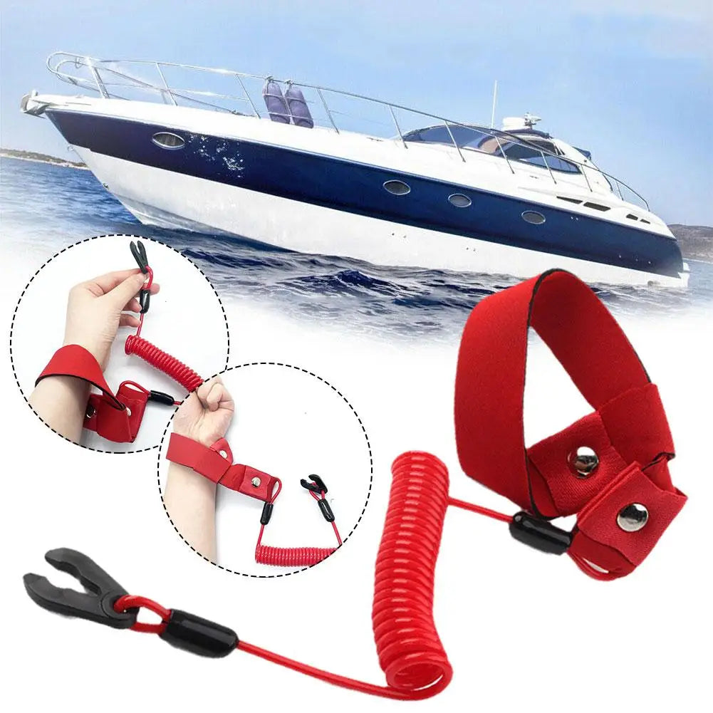 Floating Safety Wrist Lanyard – Kill Switch Cord for Yamaha Jet Ski Jet Ski Safety Lanyard SPOT