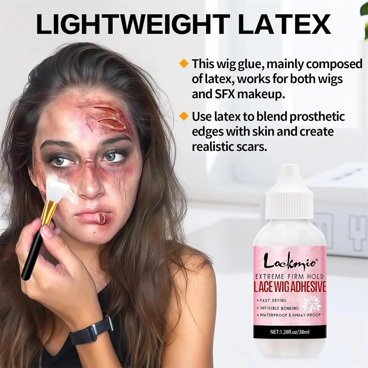 Spirit Gum Adhesive & Remover Kit – SFX & Cosplay Makeup Glue SFX Makeup Adhesive SPOT