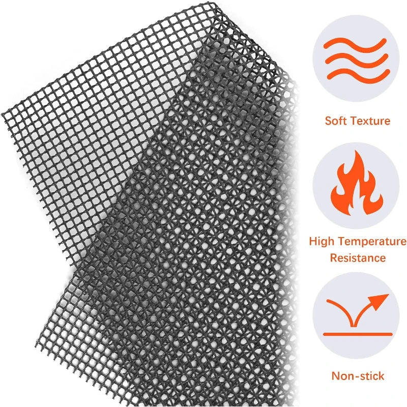 Teflon Mesh BBQ Grill Mat 33×40cm – Non-Stick Reusable Liner BBQ Grill Mat SPOT