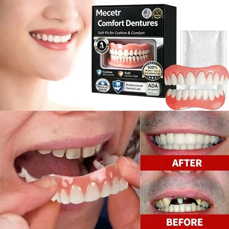 Eelhoe Full Mouth Adjustable Dentures Set for Adults Full Mouth Dentures SPOT