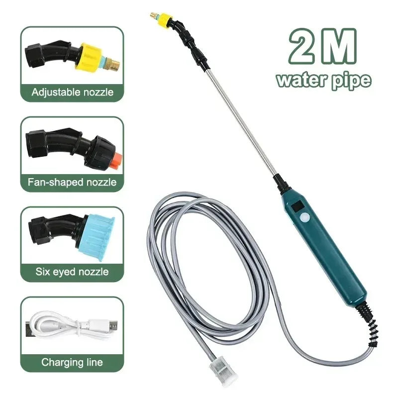 Electric Garden Sprayer 2400mAh – 3 Nozzles Portable Electric Garden Sprayer SPOT 2 METERS