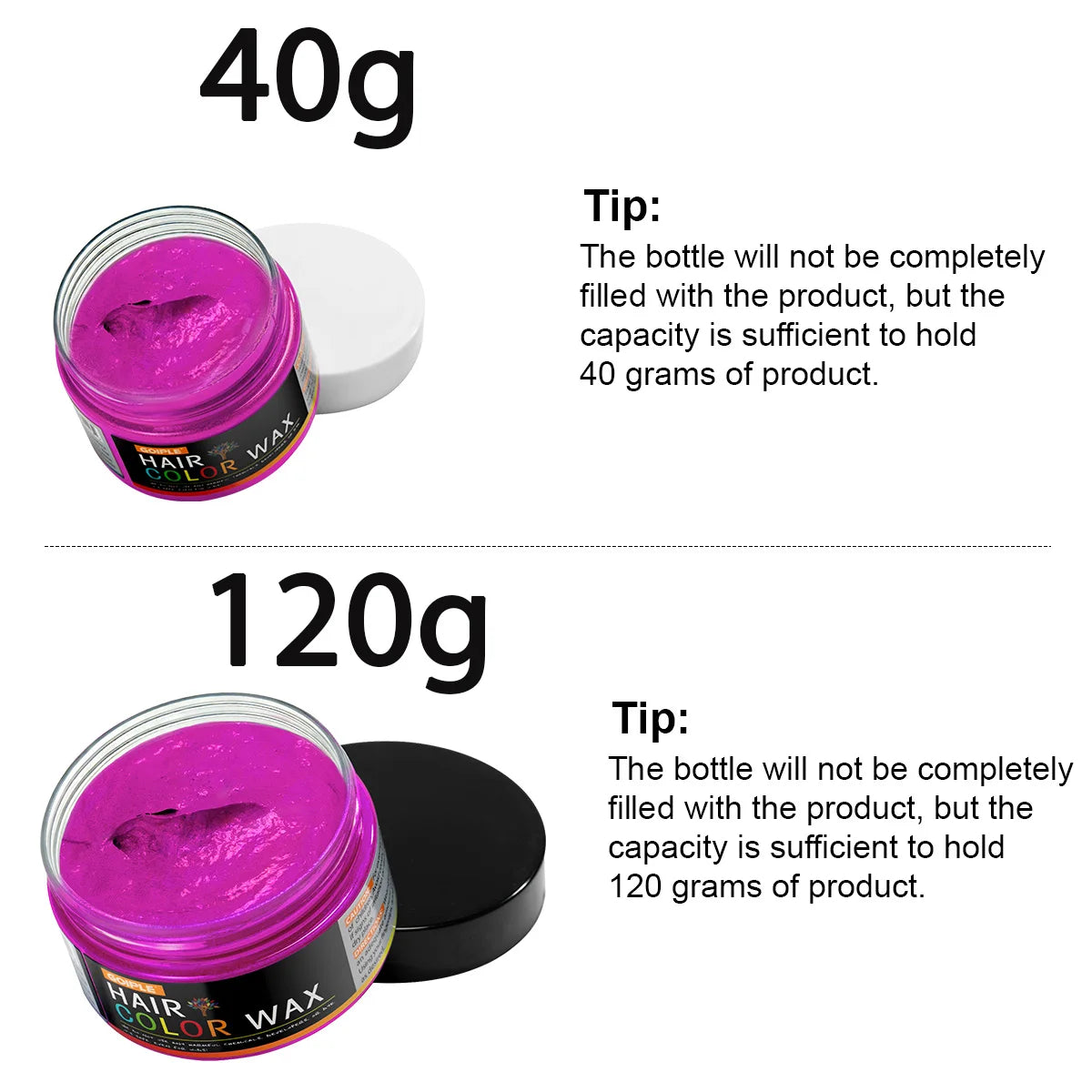 Goiple Temporary Hair Color Wax – Wash-Out Styling Dye Cream Temporary Hair Color Wax SPOT