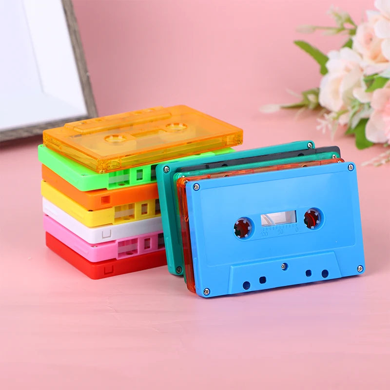 Blank Cassette Tape Shell – Empty Color Audio Tape Case Cassette Tape Shell SPOT