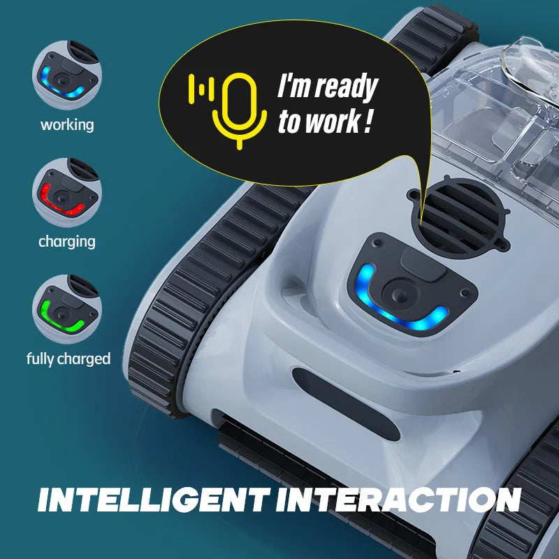 DUTRIEUX Cordless Robotic Pool Cleaner – Up to 1,291 sq.ft Robotic Pool Cleaner SPOT