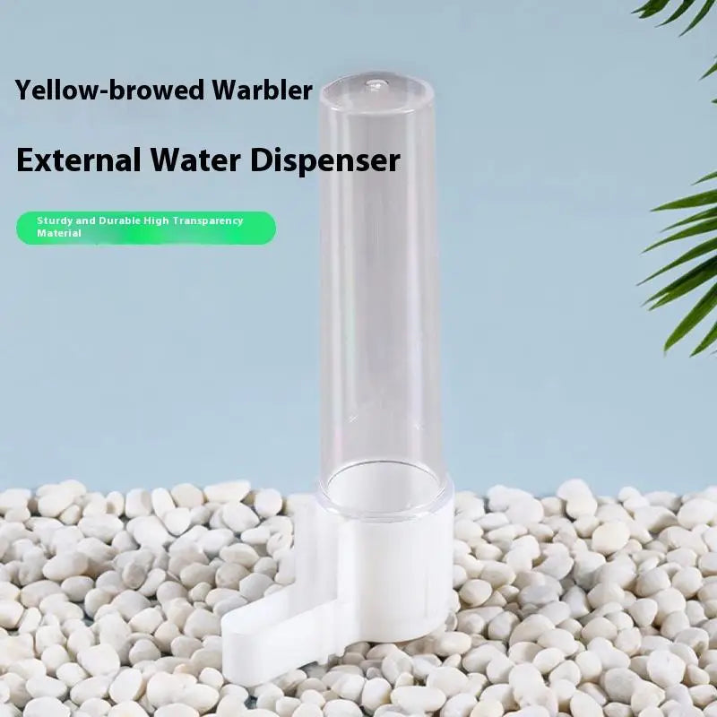 Automatic Transparent Bird Water Dispenser & Feeder | Easy Clean Bird Water Dispenser SPOT