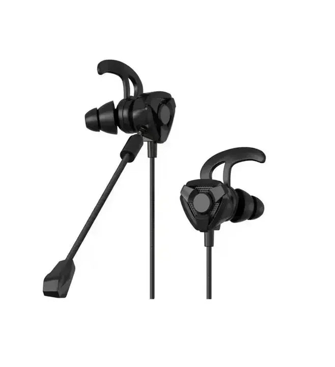 VIKEFON G1 Wired Gaming Earbuds with Mic – 3.5mm Universal Gaming Earbuds SPOT Black