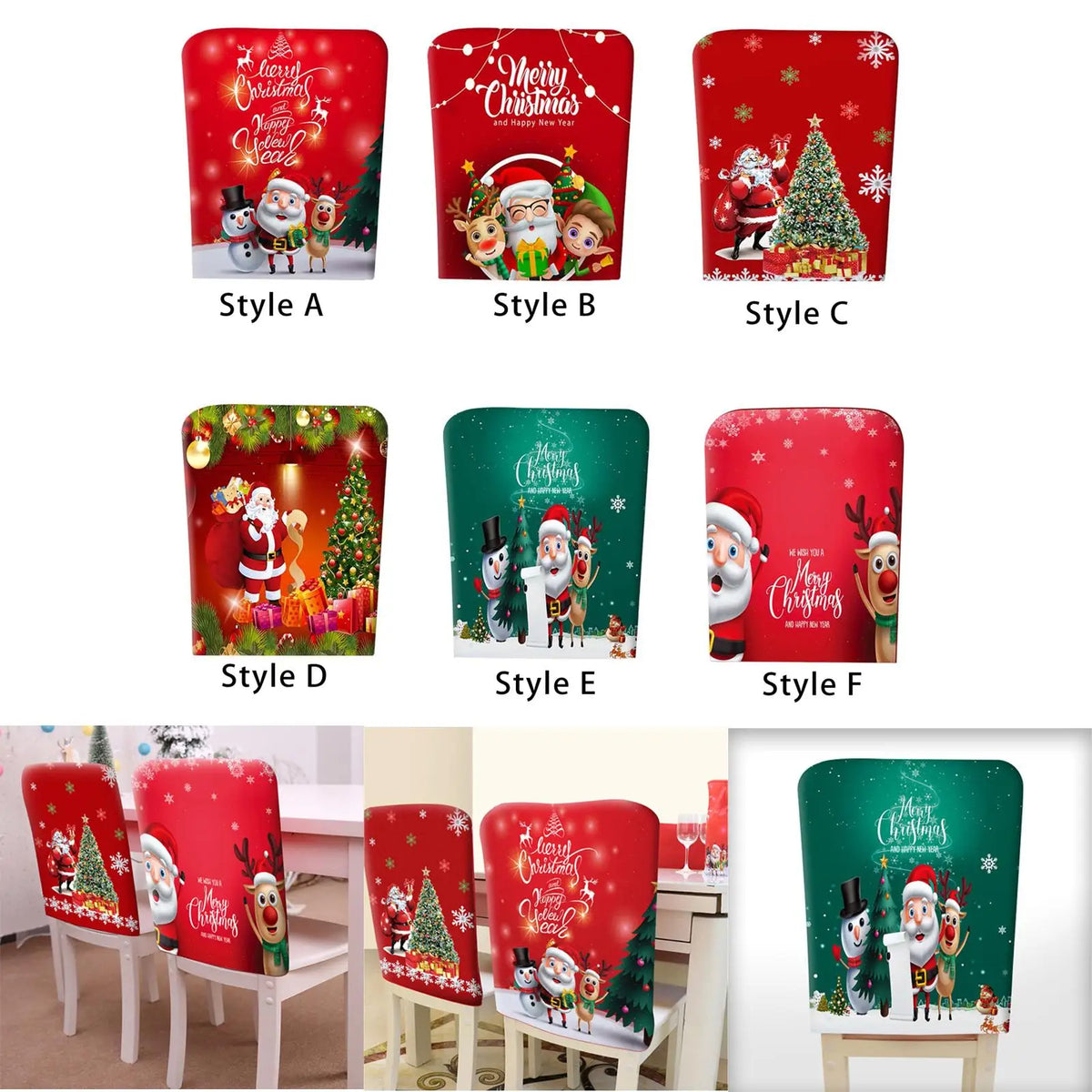 Polyester Chair Back Cover – Festive Dustproof Slipcover Chair Back Cover SPOT