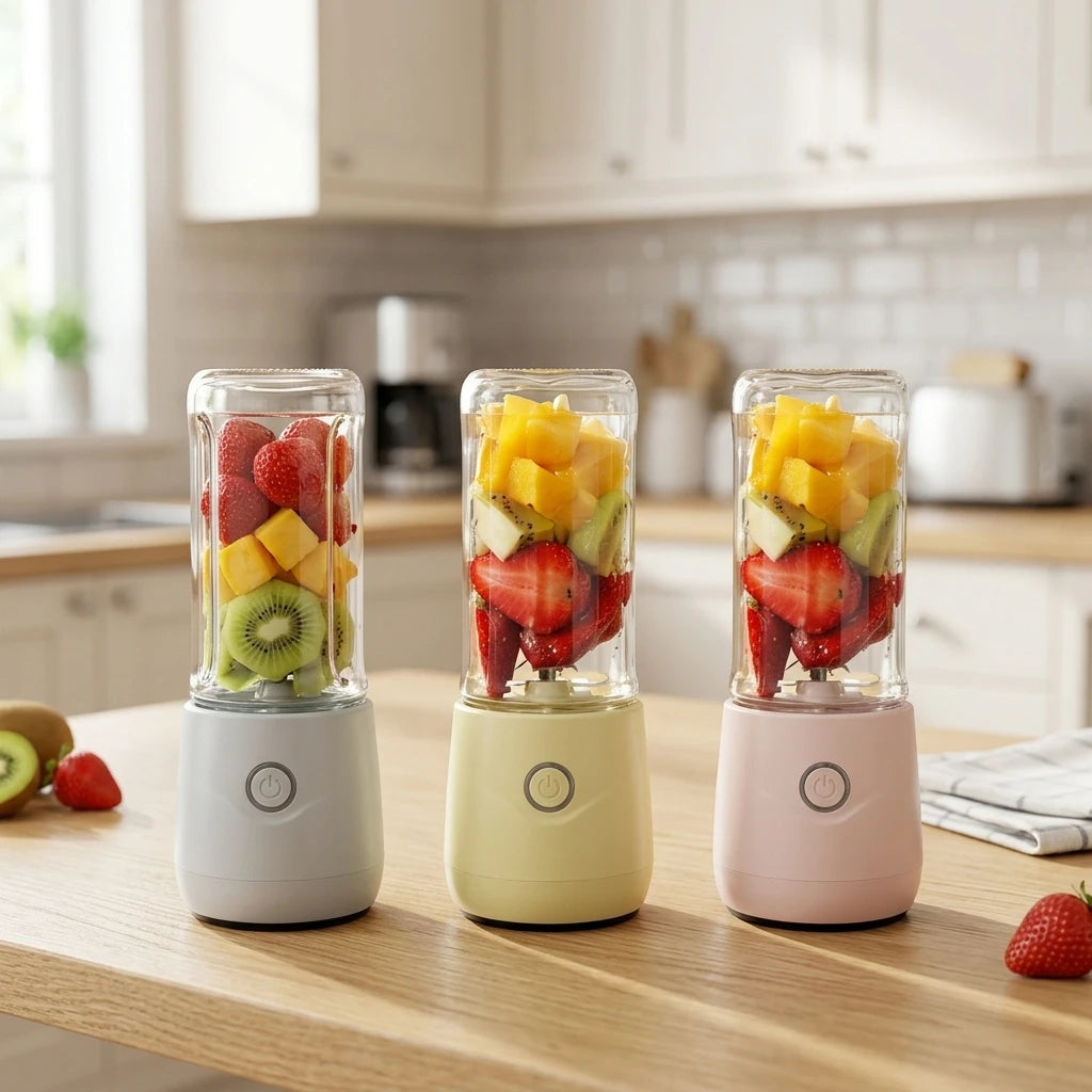 Portable USB Rechargeable Personal Blender – Travel Smoothie Maker Portable Blender SPOT Pink